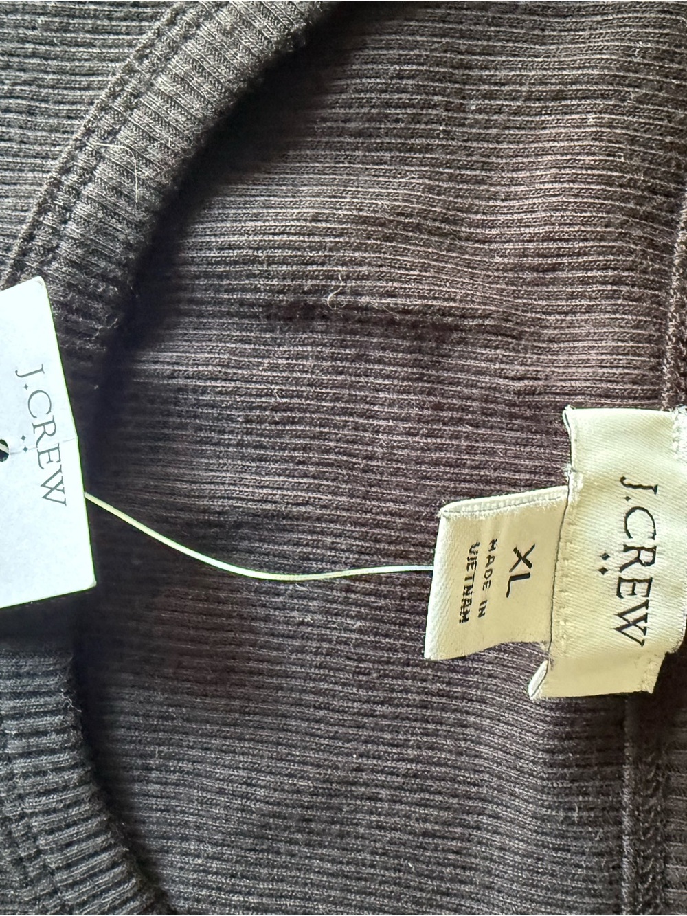 J. Crew Black Ribbed Tank Top - Picture 2 of 2